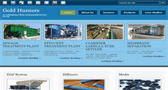 Desktop Screenshot of gold-hunters.in