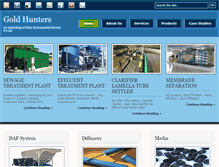 Tablet Screenshot of gold-hunters.in